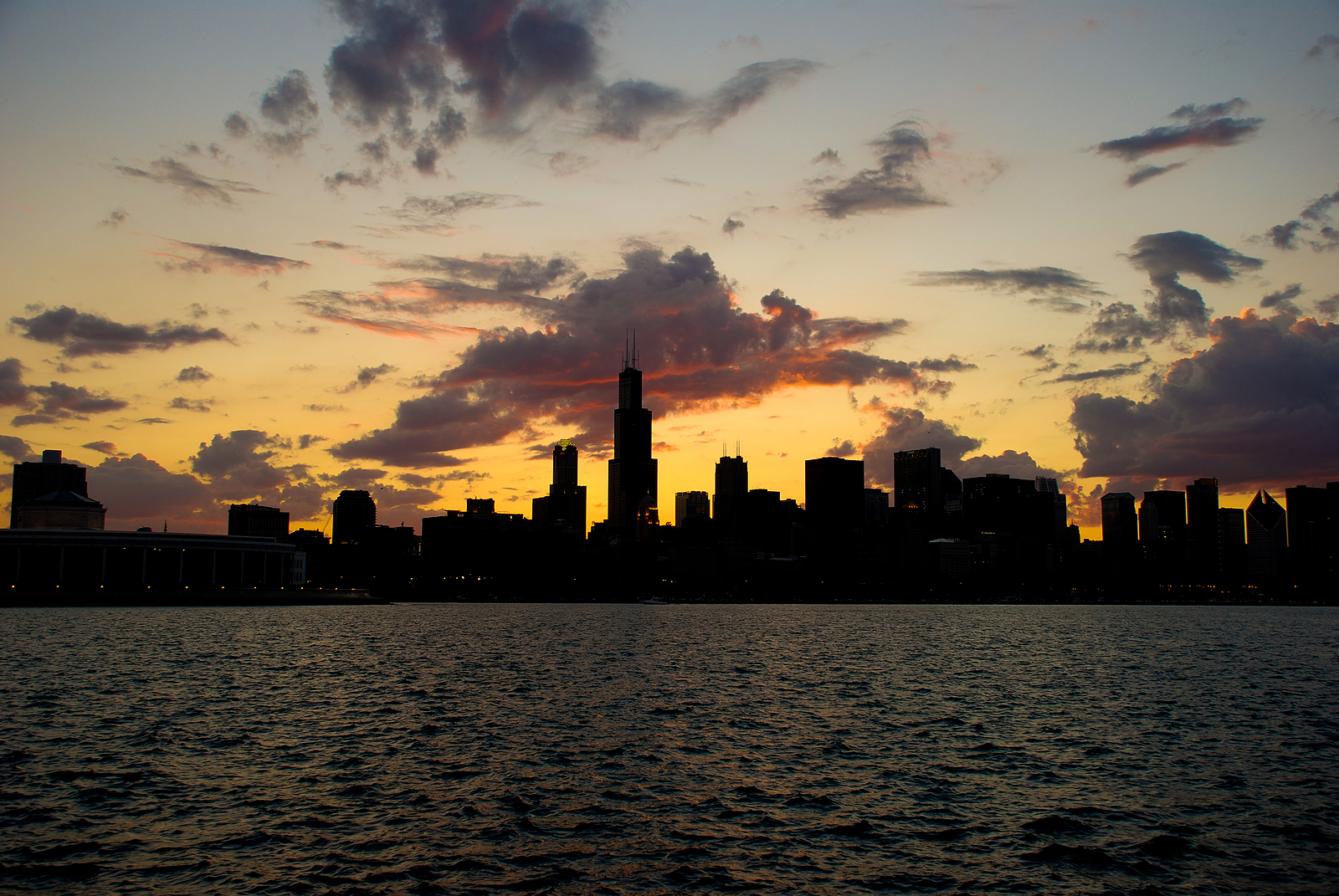 bigstock Chicago Sunset Scene 3033770